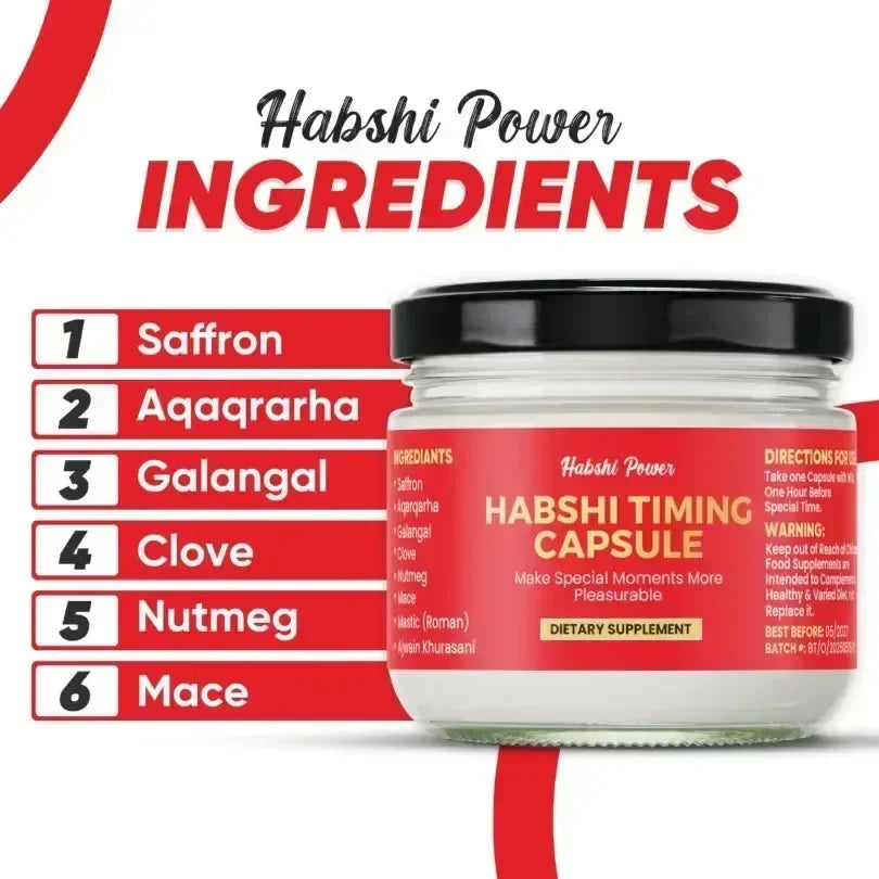 Habshi Timing Capsule - Habshi Herbals