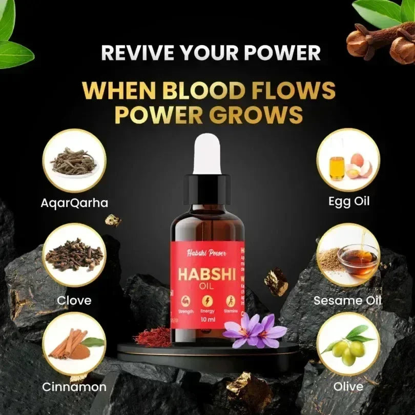 Habshi Oil - Traditional herbal massage oil - Habshi Herbals